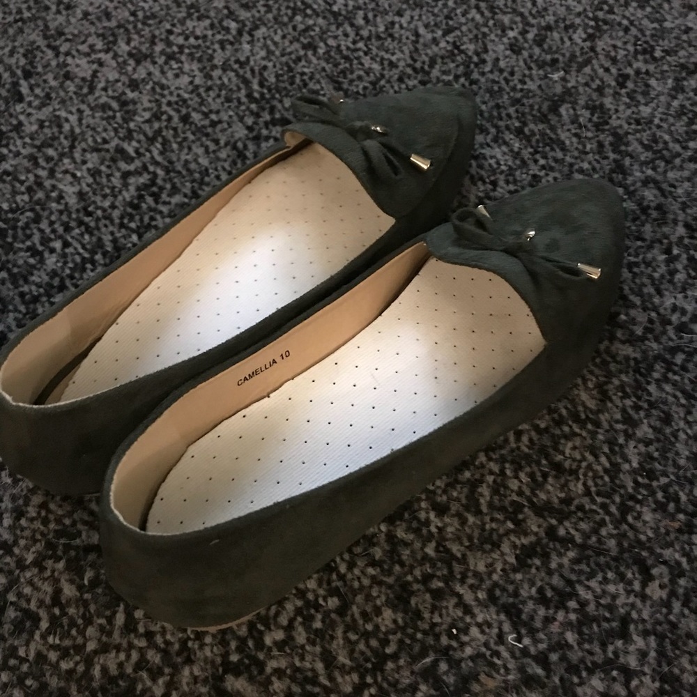 Hunter green loafers